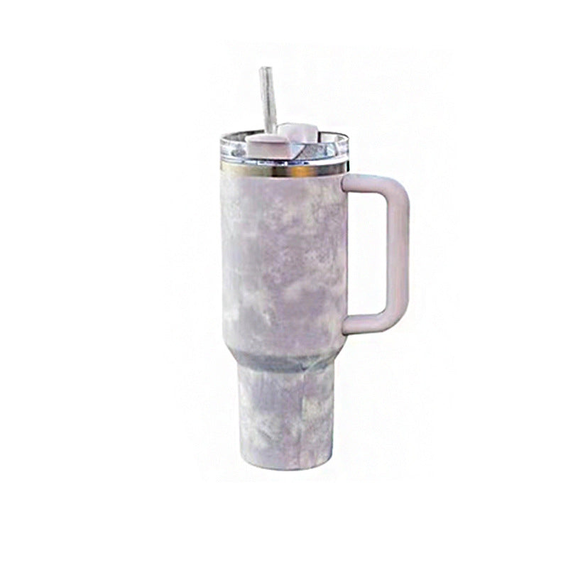 40oz Handle Stainless Steel Vacuum With Straw Car Vacuum Cup